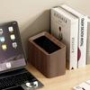 Desktop Trash Can Household Living Room Countertop Garbage Box Office Narrow Small Waste High Surface Horizontal Paper Basket