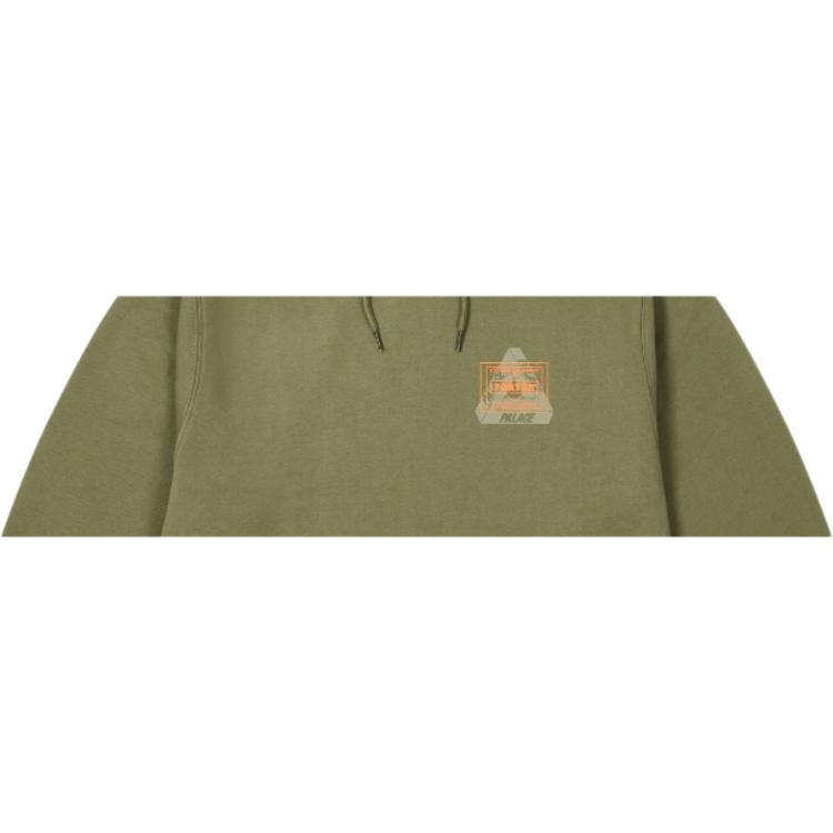 Palace X Porter-Yoshida & Co. Logo Hood Olive Unisex Tops Green P27PHD002