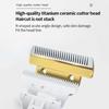 Rechargeable Cordless Hair Clipper IPX6 Waterproof Washable Hair Trimmer with Guide Combs for Home Personal Grooming Use