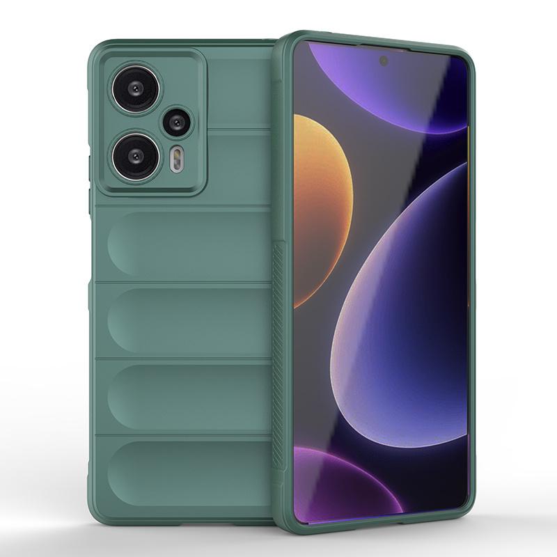 Für Poco F5 Hülle Poco F5 Capas Neue Rüstung Stoßfeste Gummi-Telefon-Stoßstange Rückseite Weiches TPU Für Fundas Xiaomi Poco F 5 F5 Hülle