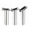 15/30/90 Degree 316 Stainless Steel Fishing Rod Holder with PVC Cap Inner Tube and Gasket for Boat Marine Accessories