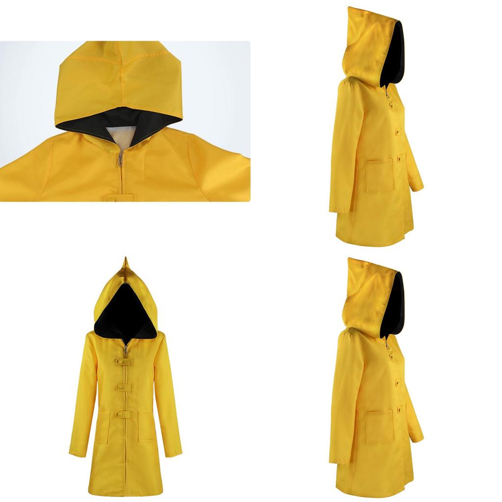 Little Nightmares 2 Six Cosplay Hooded Raincoat For Kids And Adults Perfect For Halloween