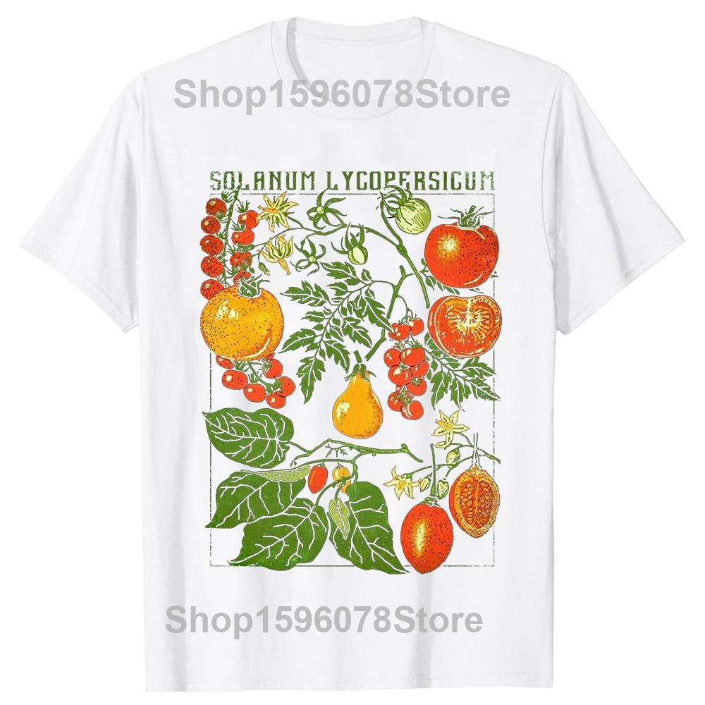 Things I Do In My Spare Time Tomatoes Gardening Plant Lover Tee Tops Round Neck Short-Sleeve Tshirt Casual Basic T-shirts
