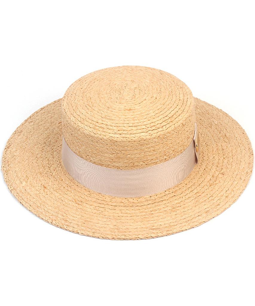 Yunibeosyeolkemiseuteuli Ivory Line Raffia Panama Hat Panama Hat