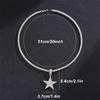 Hip Hop Pentagram Inlaid Zirconia Pendant Necklace for Men Women Universal Fashion Trend Versatile Sparkling Party Zircon Gift