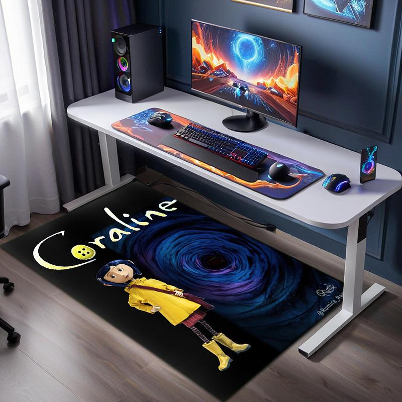 1PC Coraline Rug - Home Decoration Carpet For Living Room Bedroom Flooring Computer Chair Area Rug