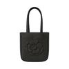 Rose Stitch Square Bag Black