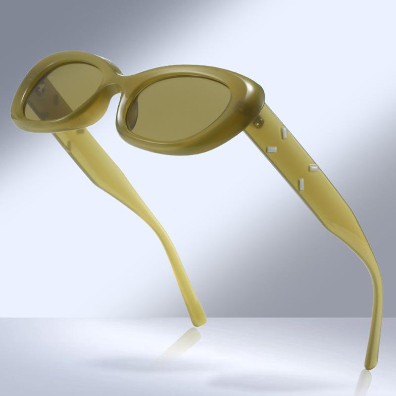 JYL TS Sunglasses 004 Small Square INS Cat Eye Women/5028
