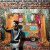 Boho Retro Camper Van Backdrop for Birthday Party & Festival Photography