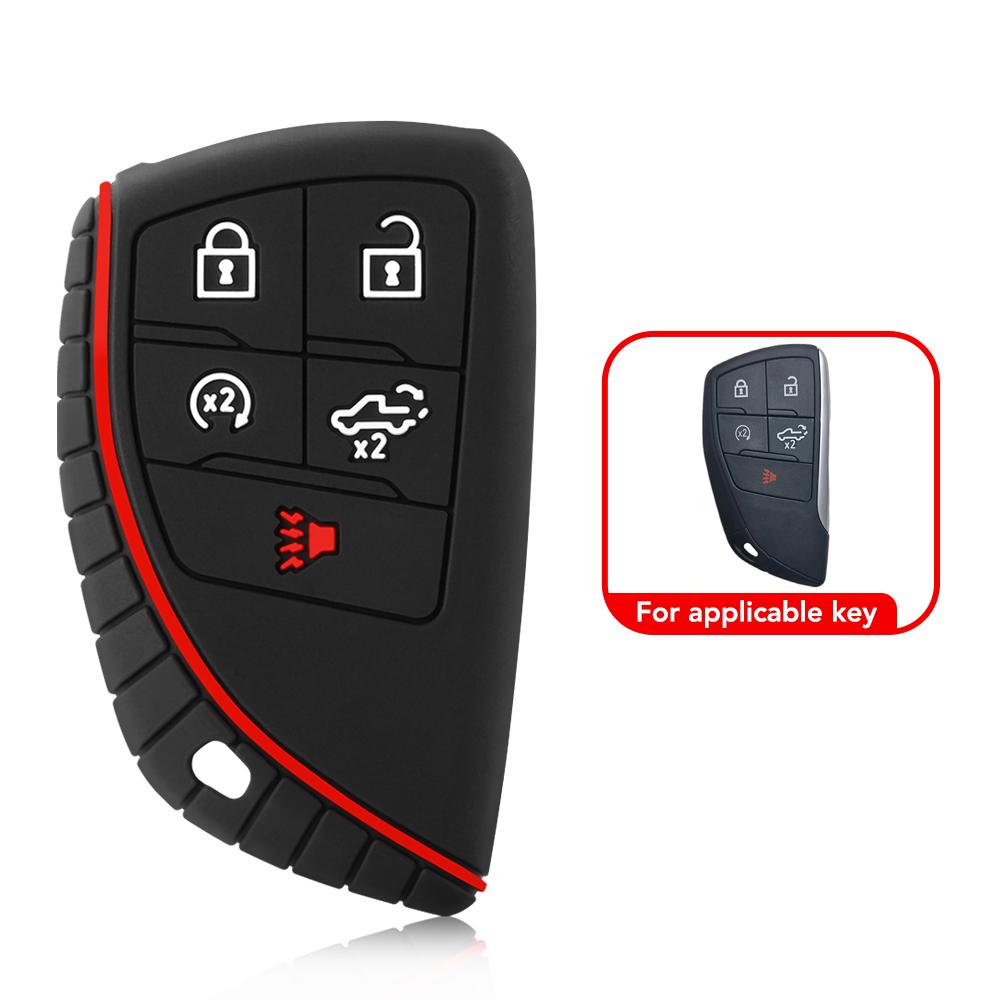 

Silicone Car Key Case for Chevrolet Tahoe Suburban for GMC Yukon for Buick ENVISION S Plus Avenir 2020-2025