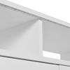 Sideboard mit LED, Weiß Hochglanz, TV-Schrank, Highboard, Buffet-Schrank für Esszimmer
