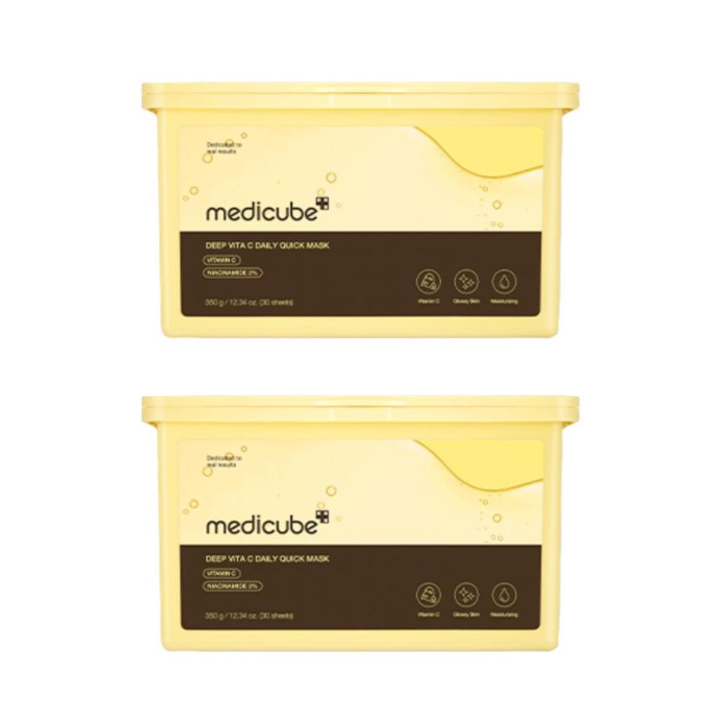 Medicube Deep Vita C Daily Quick Mask 350ml (30 Sheets)  (3 Options)