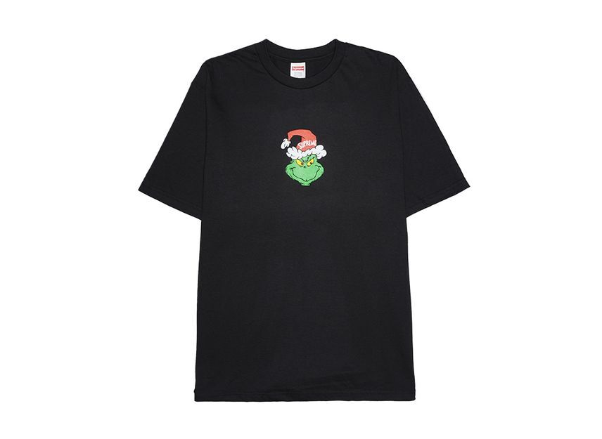 Supreme Grinch Tee Black L