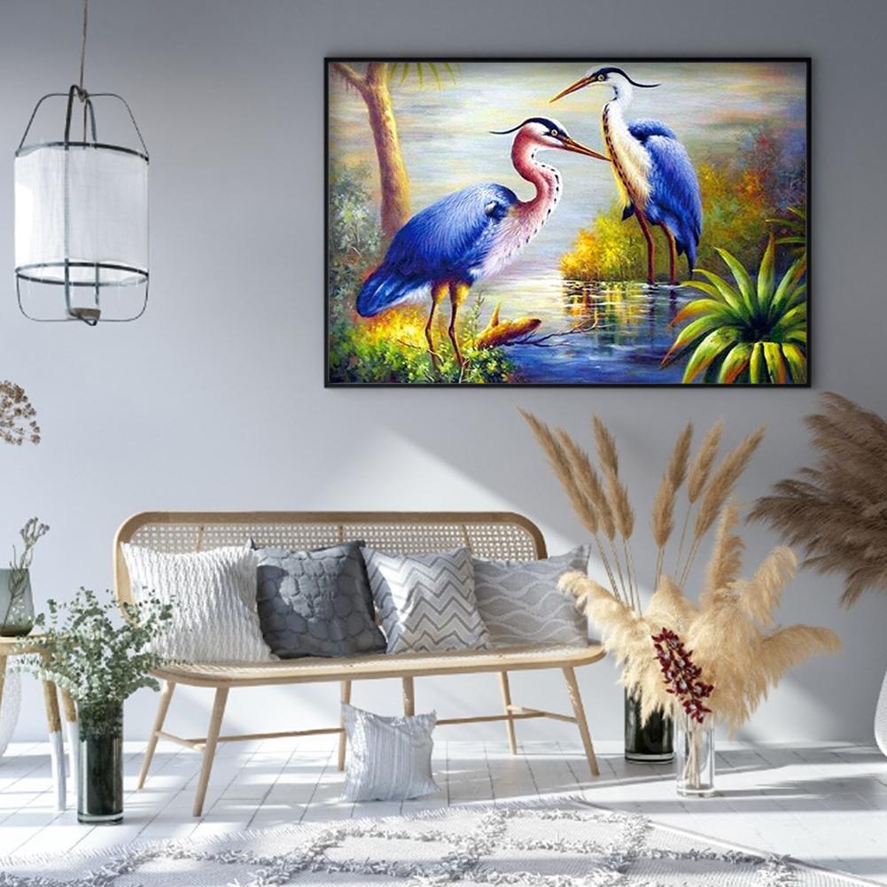 Buy 5D DIY Full Square Drill Diamond Painting Flying crane Mosaic Art ...