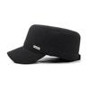 Autumn Winter Middle-Aged Hat Men's Cotton Flat Top Ear Protection Warm Baseball Cap