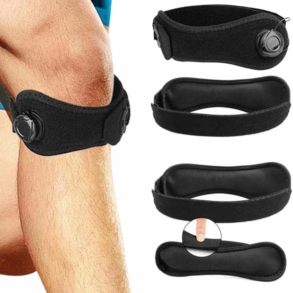 Tendon Injury Sports Knee Guard Band Adjustable Knob Patellar Strap Knee Brace  Fitness
