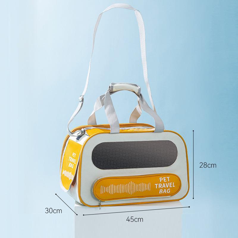 Portable Large Capacity Breathable Pet Backpack - Cat & Dog Space Capsule Bag for Outings