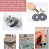 6 Set Wooden Parrot Perch Mount Screws Nuts Washer Kit Hardware for Natural Wood Bird Perch DIY Wood Birds Stand Branch Platform Playground Wild