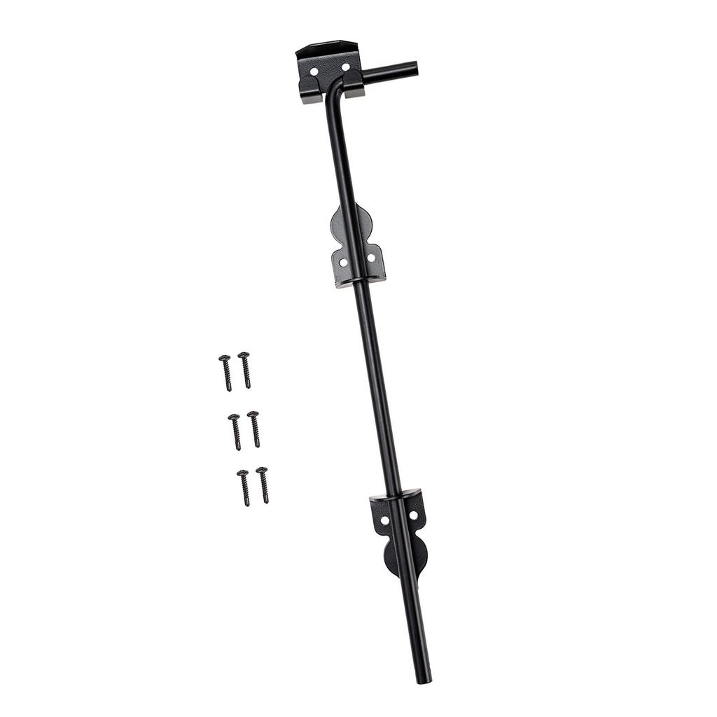 Gate Ground Latch Gate Stopper Rod Door latches Drop Rod Gate Stopper for Barn Wooden Fence Patio Door Metal Gates Doors Durable