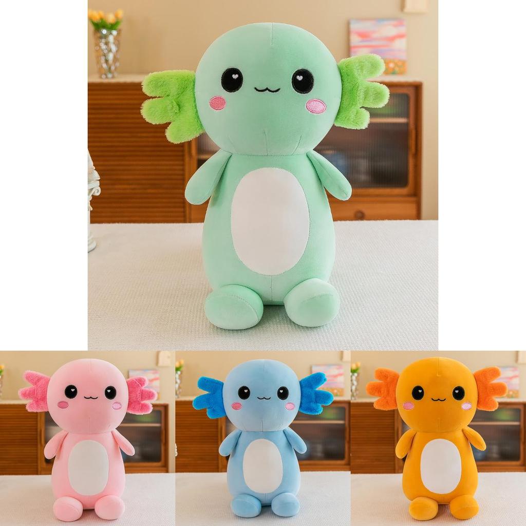 Adorable Plush Axolotl Toy Soft Cartoon Animal Stuffed Doll For Kids And Adults