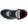 Li Ning WOW 2 Slip Resistant, Abrasion Resistant, Rebound Mid Top Basketball Shoes Men's Black Gray White ABAH017-2