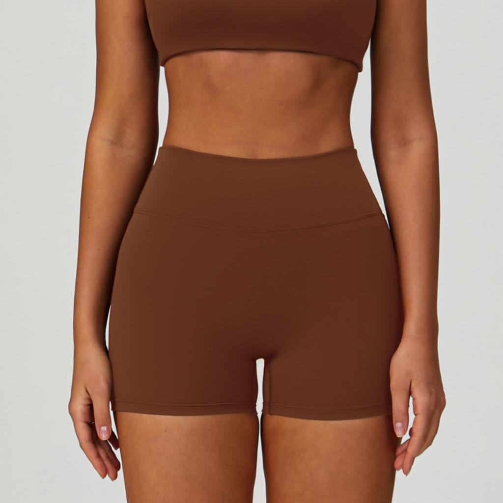 Naked Yoga Shorts, Tight Fitting High Waisted Quick Drying Outdoor Sports Shorts For Women, Casual Running And Fitness Shorts For Women