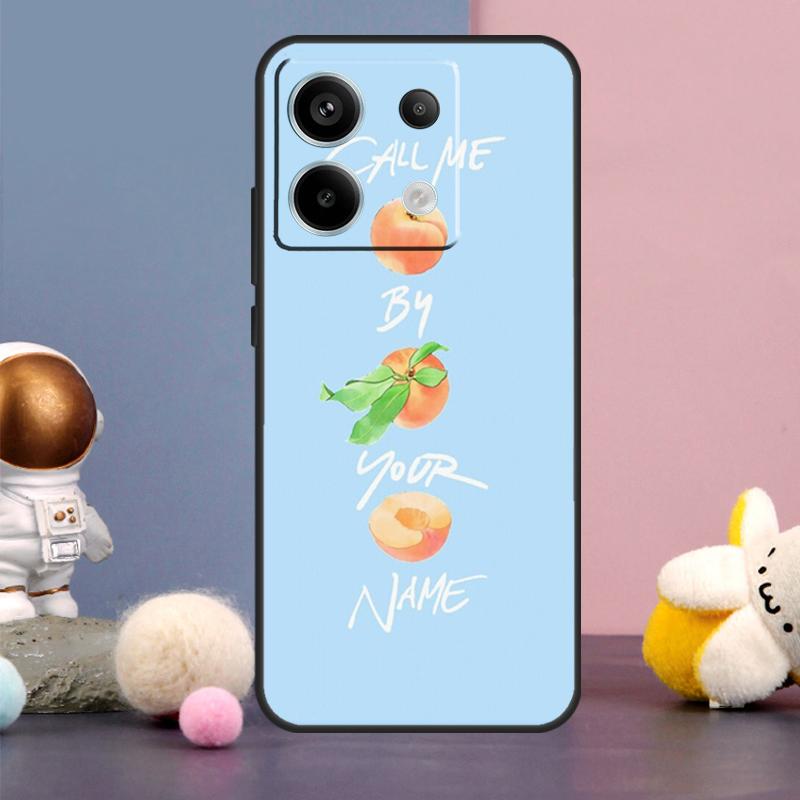 Call Me By Your Name Peach Case For Xiaomi Redmi Note 14 9 10 11 12 13 15 Pro Plus Redmi 15 15C 10C 12C 13C 14C Cover