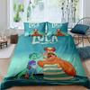 Funda Nórdica Funda de Almohada Dibujos Animados Luca Juego de Cama Adulto Niño Niña Decoración de Dormitorio Niños Tamaño Individual Doble