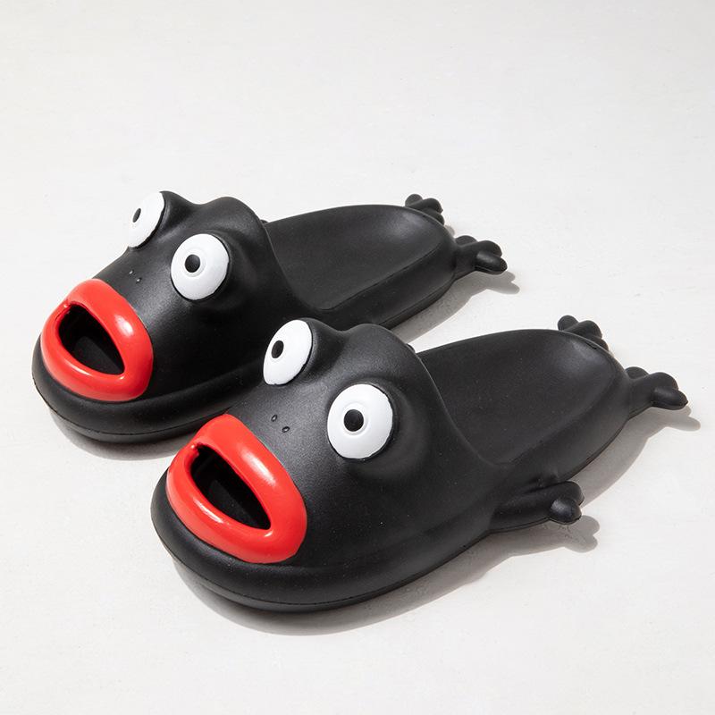 Cute Frog Slides for Men and Women Slippers Breathable Sandals Women's and Men's Shower Shoes Comfort Cloud Soft Slides