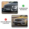 2PCS Front Fog Light Cover Fit MERCEDES BENZ C-CLASS W205 2015-2018 Base Sedan