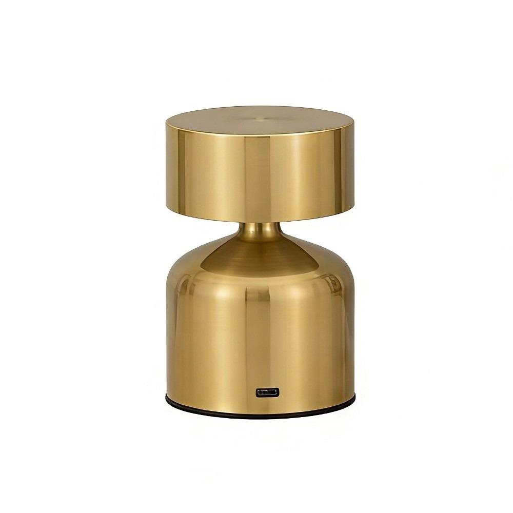 3-Level Dimmable Table Lamp Metal Dumbbell Design Luminous Night Light Bar Desk Lamp  Bar золотой