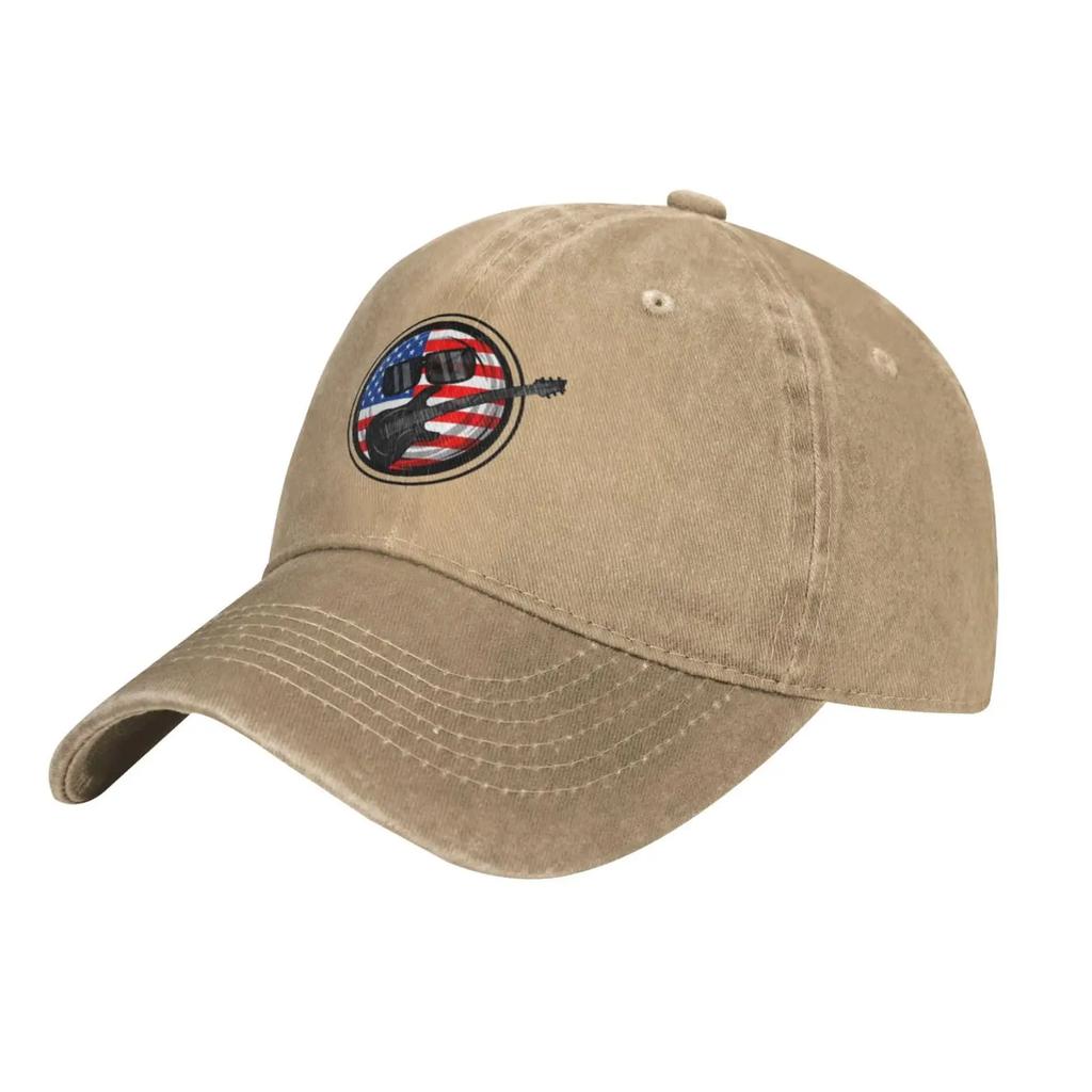 Don't Let Old Man In Hat Vintage American Flag Country Music Cap Adjustable Cowboy Hat For Men Women