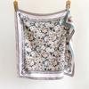 Luxury Brand Square Scarf Design Double Side Shawl Wrap 70cm Print Twill Silk Women Hijab Female Foulard Headband Bandana