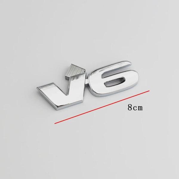 Für SR5 V6 Corolla 4Runner Tacoma Tundra T100 Pickup Sequoia Tercel Chrom Stamm Seite Aufkleber Metall Außen Dekoration