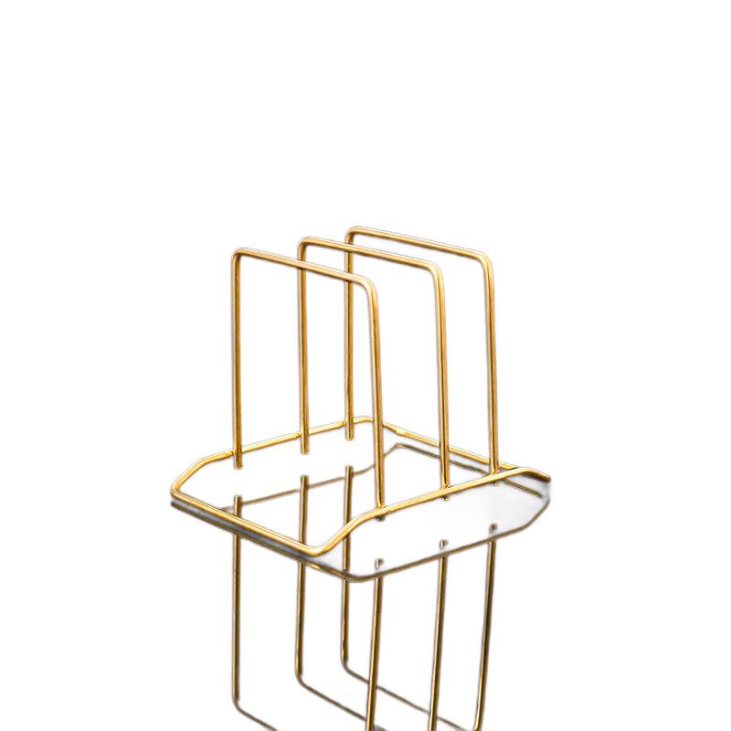 Stainless Steel Cutting Board and Pot Lid Storage Rack for Kitchen Organization