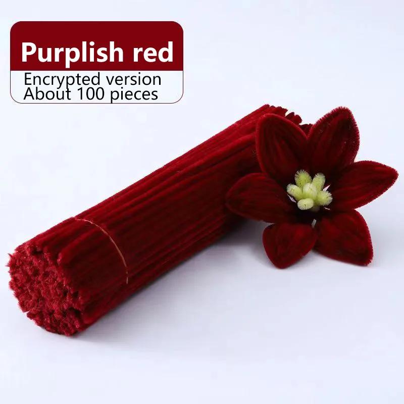 

100 шт. 30 см Синельні стебла Палички Йоржики Дитячі розвиваючі іграшки Ручної роботи Кольорові синельні стебла Трубки для DIY матеріалів для рукоділля