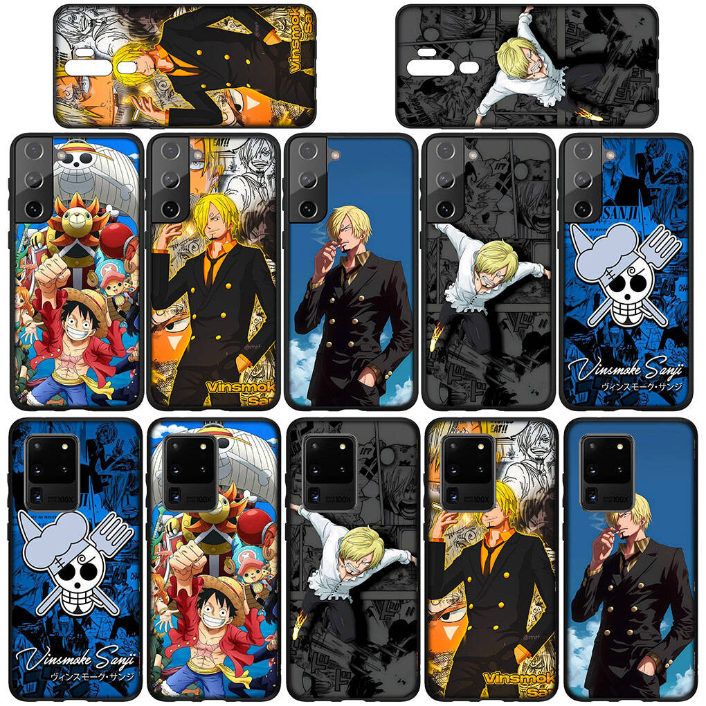 Phone Case for iPhone 17 15 16 Plus Xiaomi Poco X7 X6 F8 F7 M8 C85 C75 Redmi Note 14 12 11 13 Pro Max A4 14C 13C 15C Cute Luffy One Pieces Sanji Cover