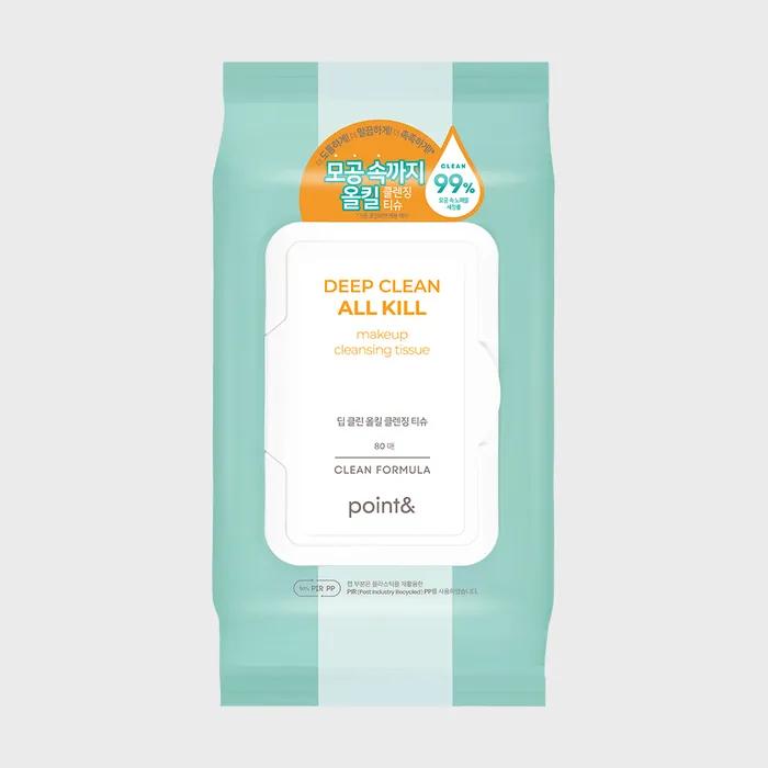 Deep Clean All Kill Cleansing Tissue / Mildly Acidic, Low-Stimulation Pore Makeup Cleansing 80 Sheets