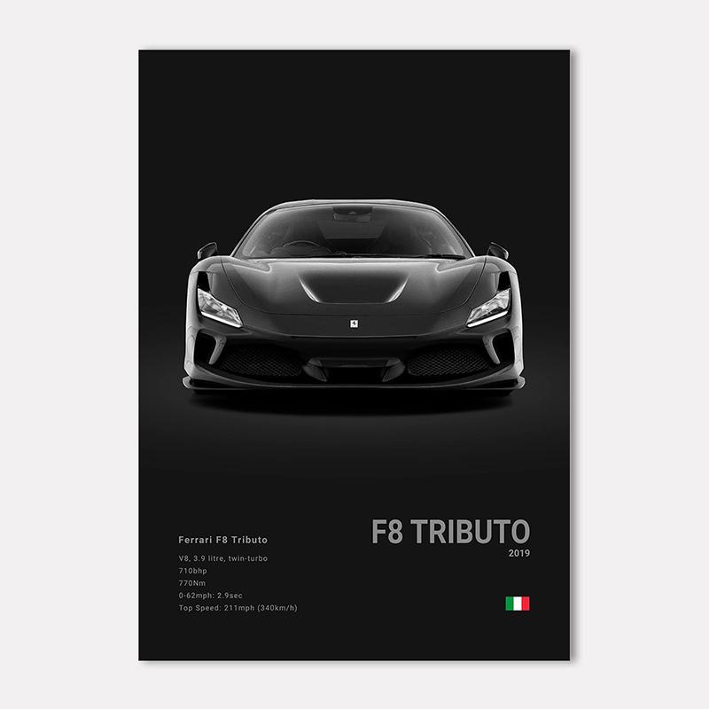 Famous Cars 812 458 296 Canvas Wall Art Print Poster 599XX SP3 F8 Decoration Mural Modern Home Decor Birthday Gift Unframed
