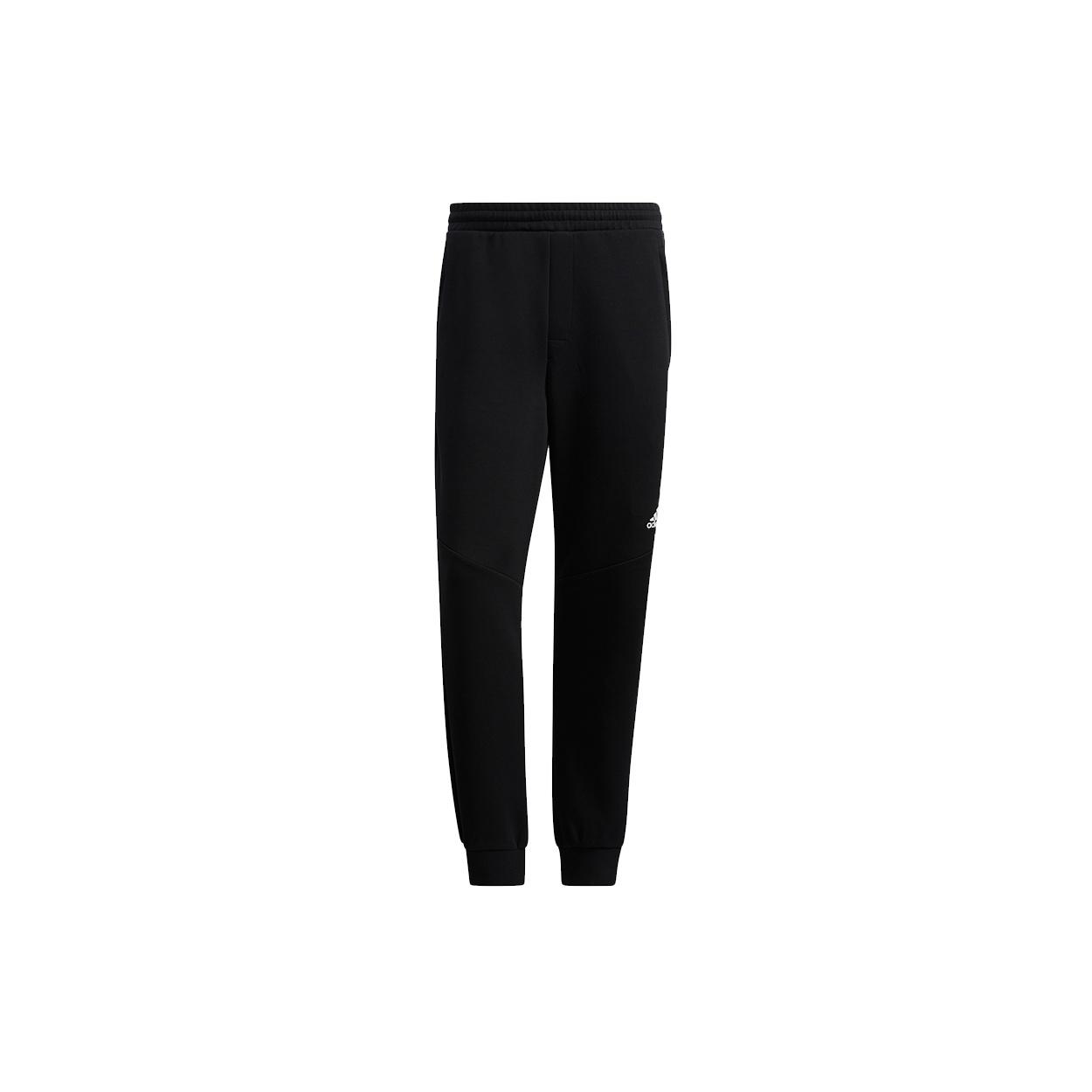 Men s adidas Fi Kn Slim Pnt Logo Sports Pants/Trousers/Joggers Black H39353 XS