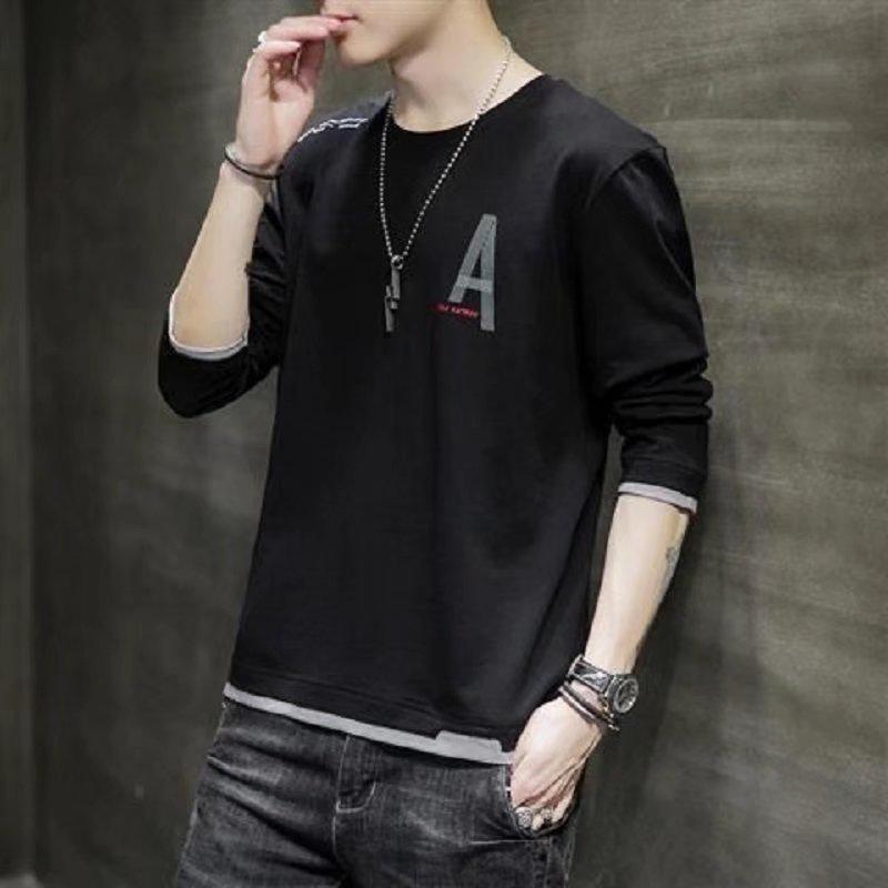 Men's 2023 Autumn Loose Long-Sleeve T-Shirt