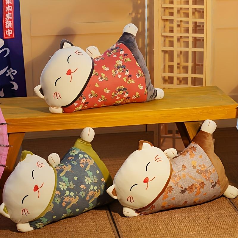 Lucky Cat Plush Toy Such As a Sofa Back Cushion, Office Seat Support, Waist Pillow, Blanket, Living Room Decoration, And Car Seat Cushion