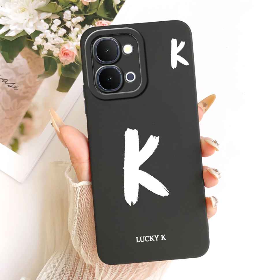 For vivo Y31d 4G V2543 6.75"Case Simple Letter Lucky Silicone Full Protcetion Back Cover For Vivo Y 31d Y31D 4G Phone Cases Capa