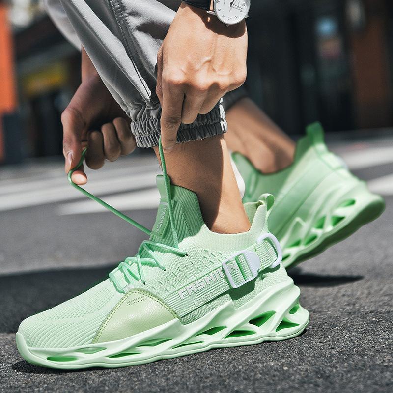 Spring Pink Sneakers For Women Breathable Running Shoes Men Blade Soft Sole Tennis Shoes Lightweight Women's Sports Shoes Unisex