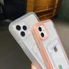 2 v 1 Priehľadné puzdro na telefón s priehradkou na karty, odolné voči nárazom, pre iPhone 13 11 12 Pro Max Xr Xs 14pro 12 13, mäkký priehľadný nárazník, zadný kryt