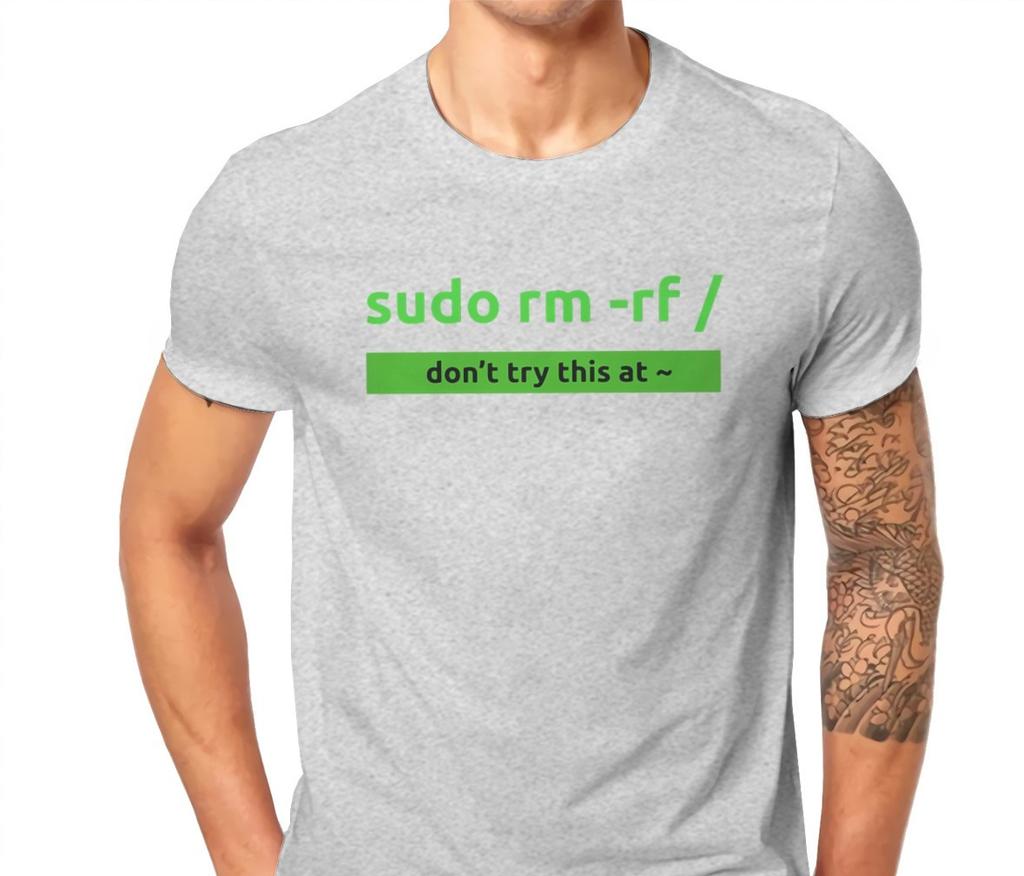 Summer Men's Programming Instruction Letter Printed Round Neck T-shirt Pure Cotton Casual Outdoor Soft Short Sleeved
