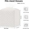 Large-Capacity Drawer Box PU Leather Foldable Tissue Box Modern Square Tissue Box  Car