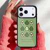 Cute Avocado Phone Case for iPhone 17 16 15 14 13 Pro Max Back Cover for 12 11 Pro Coque