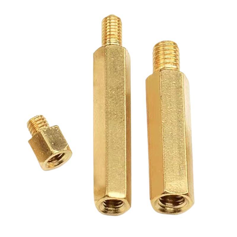 M2-M5 Male To M2-M4 Female Hex Adapter: Copper Standoff Conversion Stud