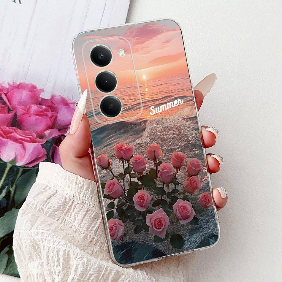 Für Xiaomi Redmi 15 5G Note 15R Elegante Blume Schmetterling Handyhülle Für Redmi Note15R Redmi15 5G Weiche Silikon TPU Hüllen
